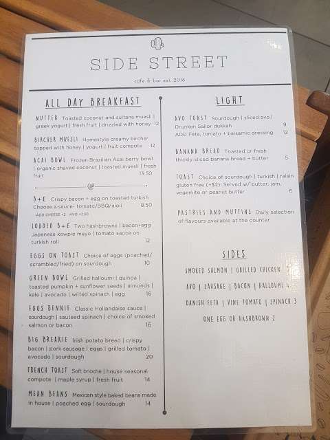 Photo: Side Street Cafe-Bar